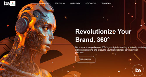 Brands2Be — digital marketing agency website based in India